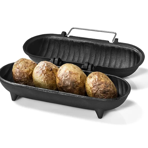 LARGE Cast Iron Baked Potato Cooker for Wood Burners Multi -  Israel